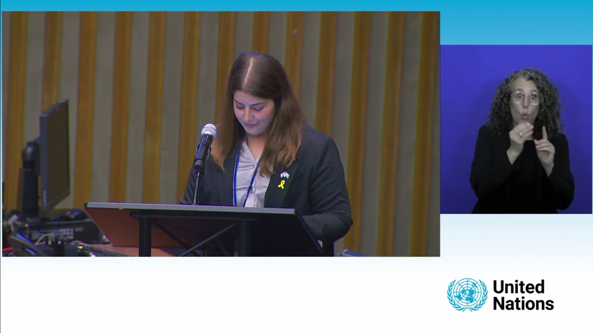 Israeli Youth Delegate Maya Shany (2025)